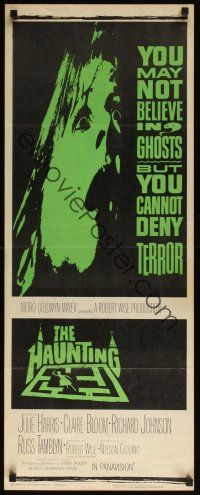 9t186 HAUNTING insert '63 you may not believe in ghosts but you cannot deny terror!