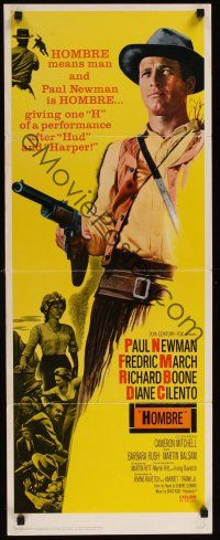 9t200 HOMBRE insert '66 Paul Newman, Fredric March, directed by Martin Ritt, it means man!
