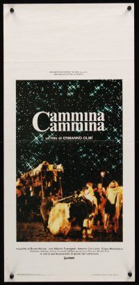 9t498 KEEP WALKING Italian locandina '83 Ermanno Olmi's Camminacammina!