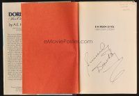 9w010 DORIS DAY signed hardcover book '75 Her Own Story by A.E. Hotchner!
