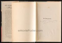 9w019 LIONEL BARRYMORE signed hardcover book '51 his family's life story, We Barrymores!