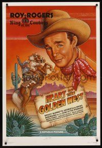 9w077 HEART OF THE GOLDEN WEST signed artist proof '92 by BOTH Roy Rogers AND artist Dave LaFleur!