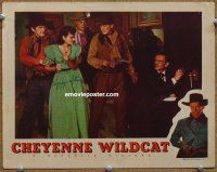 9w071 CHEYENNE WILDCAT signed LC '44 by Peggy Stewart, who's been captured by bad guys!