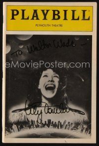 9w040 LILY TOMLIN signed playbill '85 The Search for Signs of Intelligent Life in the Universe!