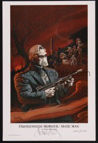 9w076 MARK WHEATLEY signed & numbered art print '03 Frankenstein Mobster: Made Man, #25/500!