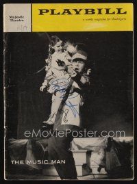 9w046 ROBERT PRESTON signed playbill '59 when he appeared on stage in The Music Man!