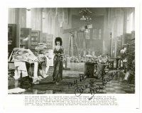 9w091 ADRIENNE BARBEAU signed 8x10 still '81 in ruins of New York library from Escape from New York!