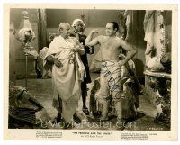 9w103 BOB HOPE signed 8x10 still '44 barechested & flexing muscles in The Princess and the Pirate!