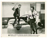 9w123 GLENN FORD signed 8x10 still '65 looking angry in his bedroom from Dear Heart!