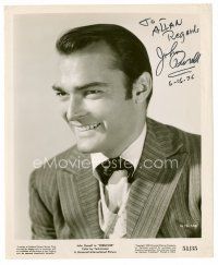 9w149 JOHN RUSSELL signed 8.25x10 still '51 smiling head & shoulders portrait from Frenchie!