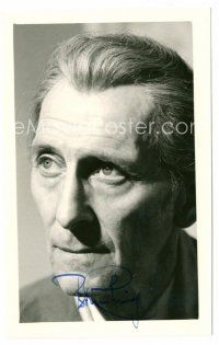 9w090 PETER CUSHING signed 3.5x5.5 still '73 he added an inscription & second signature on the back!