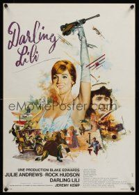 9x714 DARLING LILI French 15x21 '70 great different Thos art of Julie Andrews & Rock Hudson!