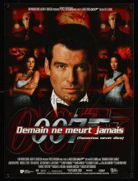 9x780 TOMORROW NEVER DIES French 15x21 '97 Pierce Brosnan as Bond, Michelle Yeoh, Teri Hatcher!