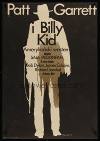 9x110 PAT GARRETT & BILLY THE KID Polish 23x33 '75 Sam Peckinpah, Bob Dylan, Wasilewski art!