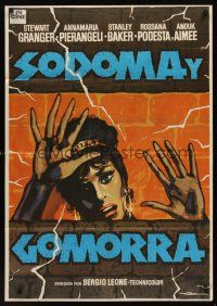 9x191 SODOM & GOMORRAH Spanish '73 Robert Aldrich, completely different sexy art by Mac!