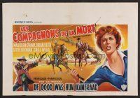 9y626 DEADLY COMPANIONS Belgian '61 first Sam Peckinpah, sexy Maureen O'Hara caught swimming!