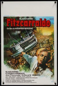 9y645 FITZCARRALDO Belgian '82 cool art of Klaus Kinski, directed by Werner Herzog!