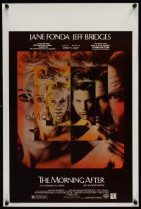 9y710 MORNING AFTER Belgian '86 Sidney Lumet, cool images of Jane Fonda & Jeff Bridges!
