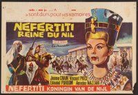 9y728 QUEEN OF THE NILE Belgian '61 different art of sexy Egyptian Jeanne Crain by Wik!