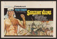 9y748 SERGEANT KLEMS Belgian '71 Sergio Grieco, art of barechested soldier Peter Strauss!