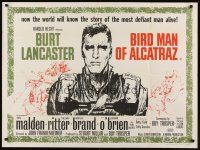 9y209 BIRDMAN OF ALCATRAZ British quad '62 Burt Lancaster in John Frankenheimer's prison classic!