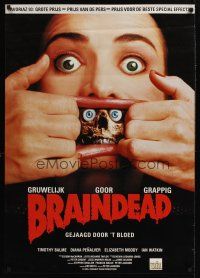 9y011 DEAD ALIVE Dutch '93 Peter Jackson directed gore-fest, wild gross image, Braindead!
