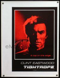 9y245 TIGHTROPE English commercial '84 Clint Eastwood is a cop on the edge, cool handcuff image!