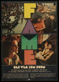 9y094 FAME East German 12x19 '84 Alan Parker & Irene Cara at New York High School of Performing Arts
