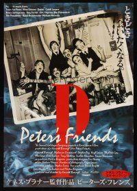9y533 PETER'S FRIENDS Japanese '92 Kenneth Branagh, great cast Polaroid style image!