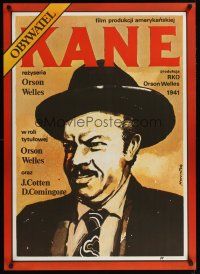 9y273 CITIZEN KANE Polish 27x38 R87 cool Time magazine style art of Orson Welles by Marszatek!