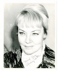 9z233 AUDREY TOTTER signed 8x10 REPRO still '80s head & shoulders portrait late in her career!