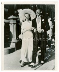 9z247 FRED ASTAIRE signed 8x9.75 REPRO still '80s full-length with Judy Garland from Easter Parade!