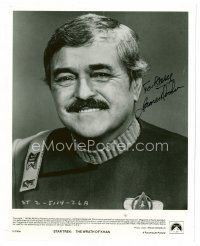 9z252 JAMES DOOHAN signed 8x10 REPRO still '80s head & shoulders portrait as Scotty from Star Trek!