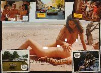 9z009 LOT OF 23 GERMAN SEXPLOITATION LOBBY CARDS '73 - '77 lots of super sexy images!