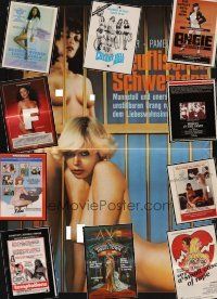 9z011 LOT OF 15 SEXPLOITATION PRESSBOOKS & PROMO BROCHURES '76 - '80 super sexy images!