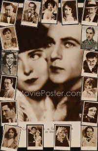 9z023 LOT OF 18 FRENCH POSTCARDS '20s-40s Clara Bow, Gary Cooper & lots of top 1920s stars!