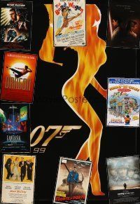 9z045 LOT OF 30 UNFOLDED ONE-SHEETS '53 - '03 World Is Not Enough, Attack of the Clones + more!