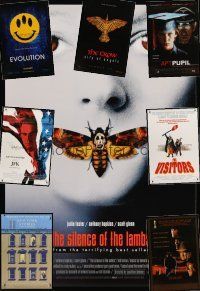 9z047 LOT OF 27 UNFOLDED ONE-SHEETS '86 - '01 Silence of the Lambs, Unforgiven, JFK + more!