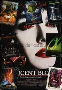 9z052 LOT OF 16 UNFOLDED ONE-SHEETS '86 - '98 Innocent Blood, King Kong Lives, Grinch + more!