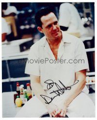 9z242 DEAN WINTERS signed color 8x10 REPRO still '00s great seated portrait of the television actor!
