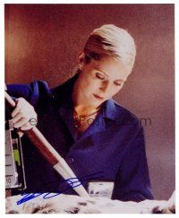 9z244 EMILY PROCTER signed color 8x10 REPRO still '02 great image of the CSI: Miami star!