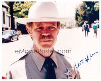 9z286 WILLIAM H. MACY signed color 8x10 REPRO still '02 great portrait wearing sheriff uniform!