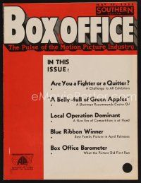 9z068 BOX OFFICE exhibitor magazine May 11, 1933 The Constant Woman by Eugene O'Neill, cool art!