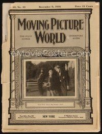 9z055 MOVING PICTURE WORLD exhibitor magazine December 9, 1916 filled with incredible art ads!