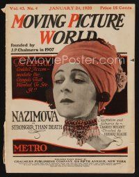 9z059 MOVING PICTURE WORLD exhibitor magazine Jan 24, 1920 Chapiln in Tillie's Punctured Romance!