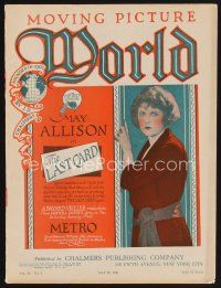9z063 MOVING PICTURE WORLD exhibitor magazine May 28, 1921 bound in cover for Motion Picture Classic