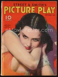 9z096 PICTURE PLAY magazine October 1931 sexiest art of Lupe Velez by Modest Stein!
