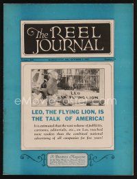 9z064 REEL JOURNAL exhibitor magazine October 1, 1927 Leo the MGM flying lion!