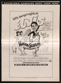 9z169 HARUM SCARUM pressbook '65 rockin' Elvis Presley, Mary Ann Mobley, 1001 Swingin' nights!