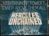 9z172 HERCULES UNCHAINED pressbook '60 Ercole e la regina di Lidia, mighty Steve Reeves!